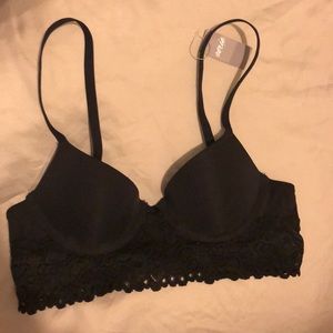 Aerie black lace bra
